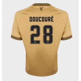 Pánské fotbalový oblečení Crystal Palace Cheick Doucoure #28 Venkovní košile 2025-26 Krátkým Rukávem